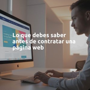 Lo que debes saber antes de contratar una página web