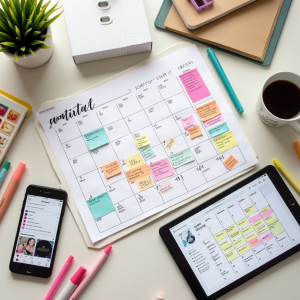 Calendario de contenido redes sociales